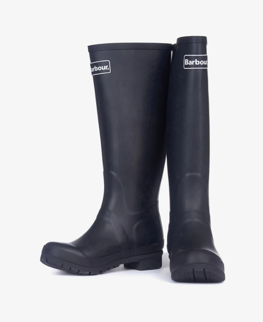 Barbour Women's Black Abbey Wellington Boots | Waterproof Rain Footwear