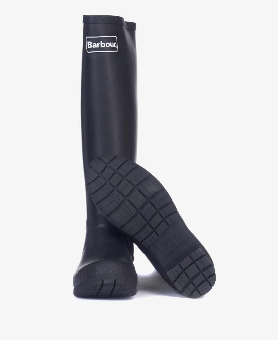 Barbour Women's Black Abbey Wellington Boots | Waterproof Rain Footwear