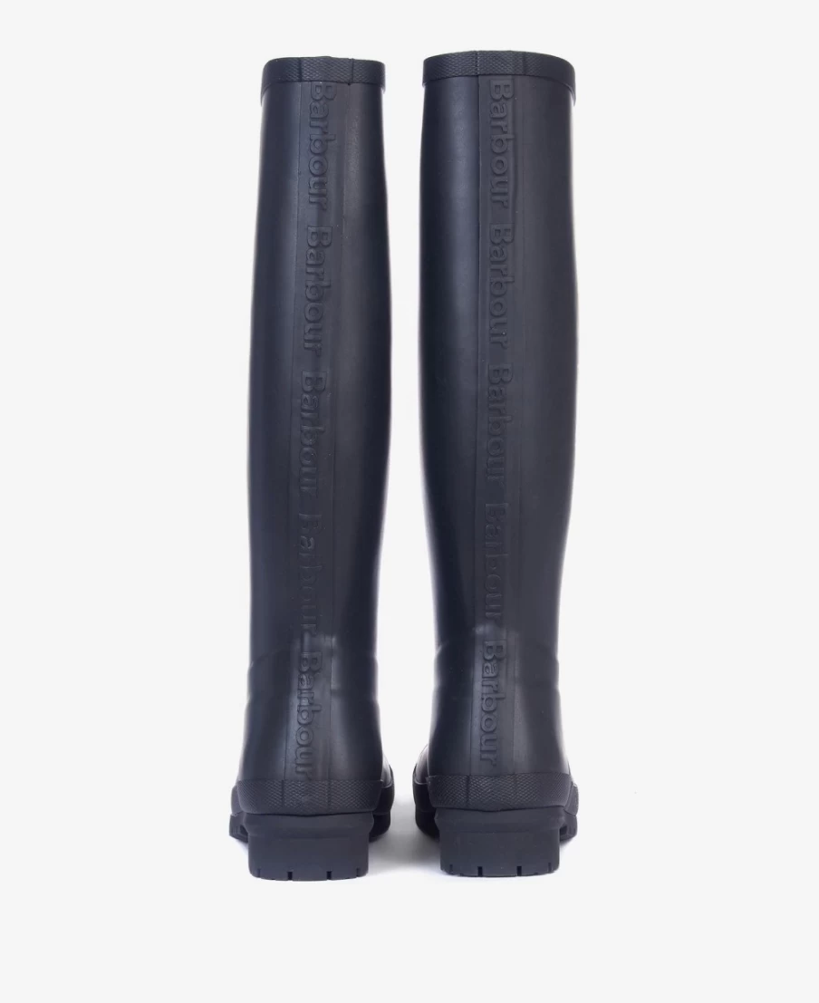 Barbour Women's Black Abbey Wellington Boots | Waterproof Rain Footwear
