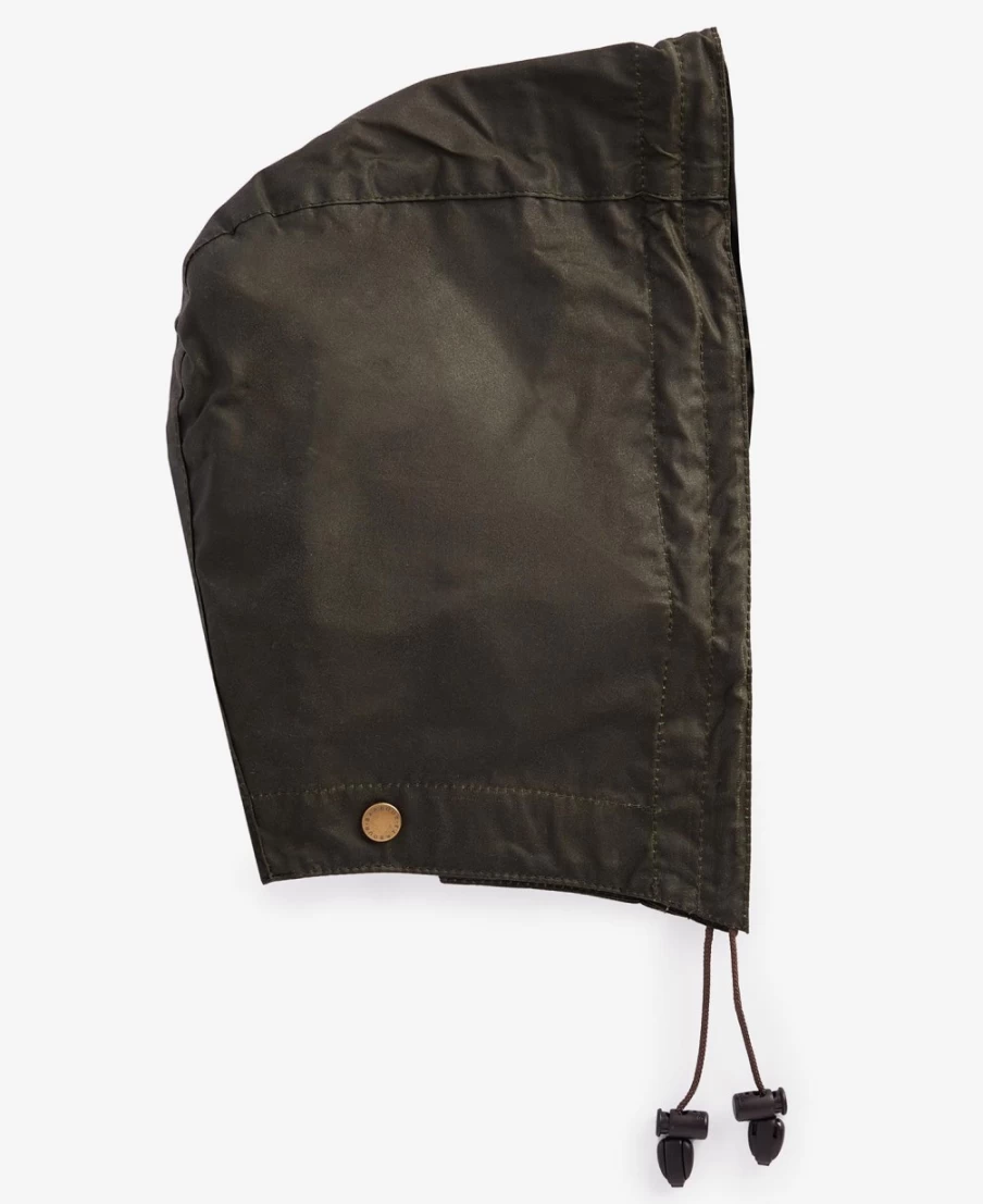 Barbour Men's Lightweight Waxed Jacket Hooded Sand Outdoor Coat
