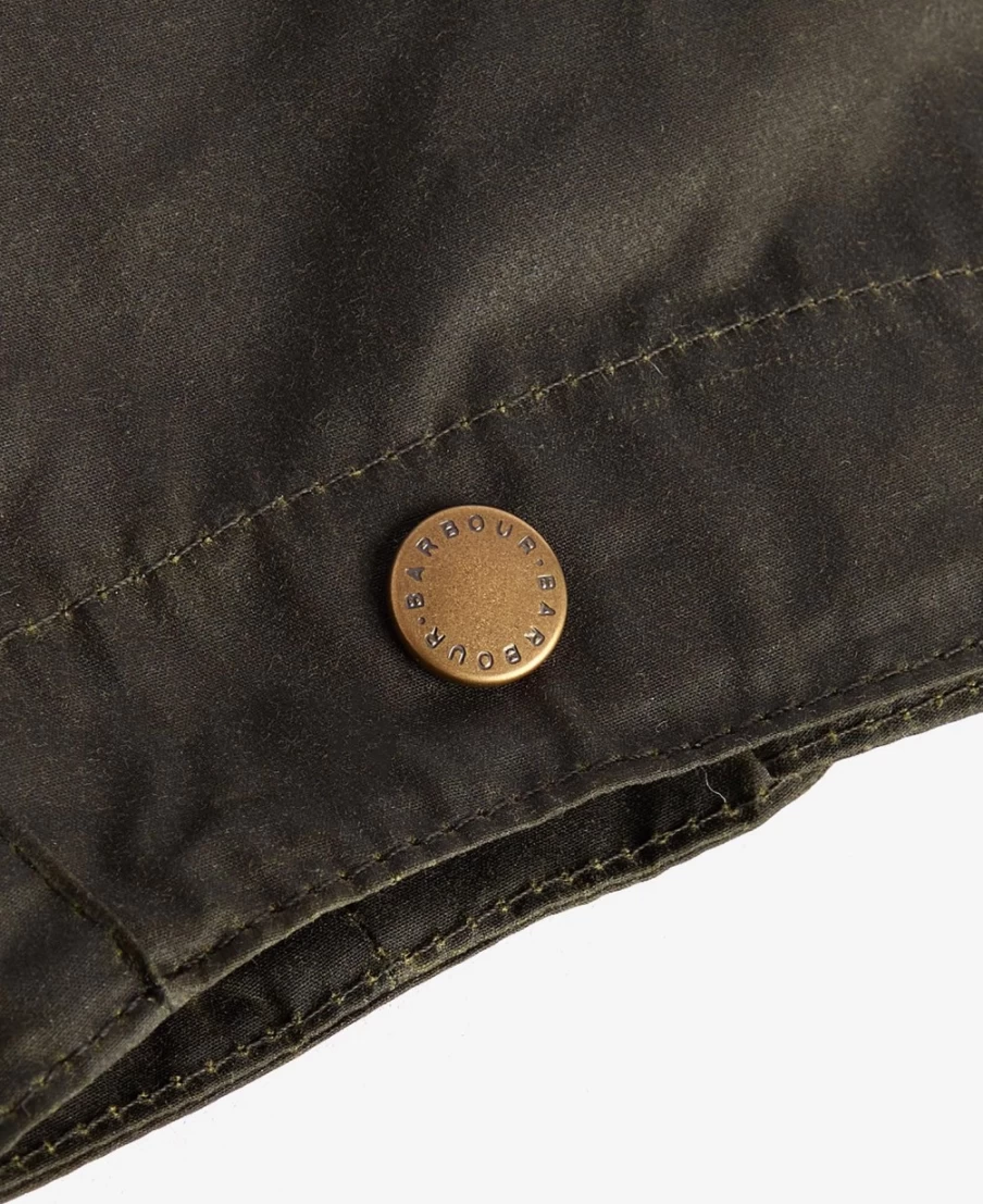 Barbour Men's Lightweight Waxed Jacket Hooded Sand Outdoor Coat