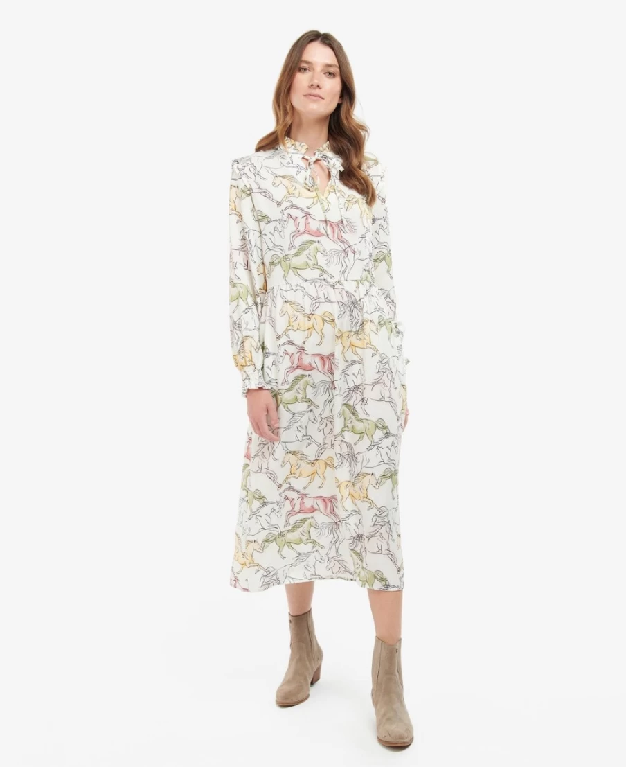 Barbour Women's Regia Dress in Classic Multi Color