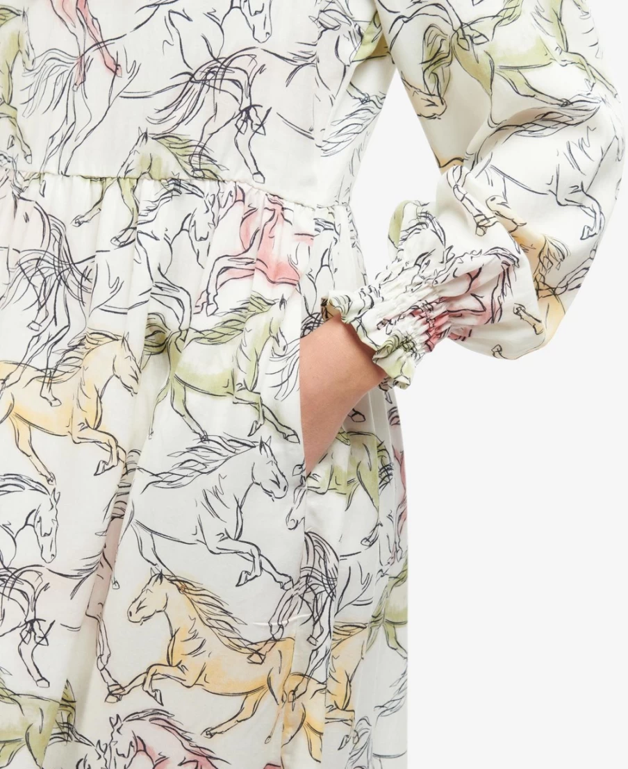 Barbour Women's Regia Dress in Classic Multi Color
