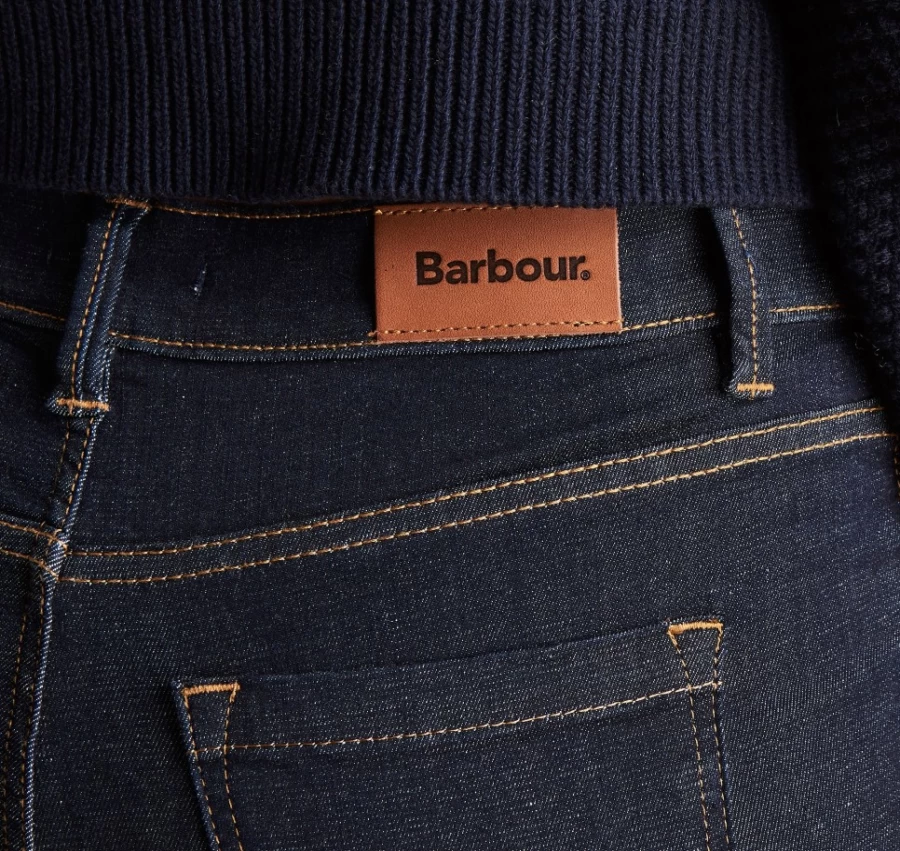 Barbour Women's Essential Slim Fit Jeans in Worn Blue - Classic Denim for Everyday Wear