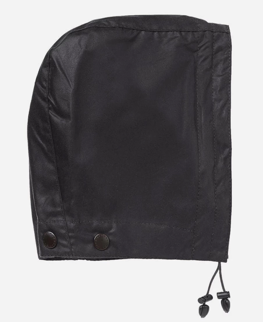 Barbour Mens Wax Cotton Hooded Jacket in Bark Color