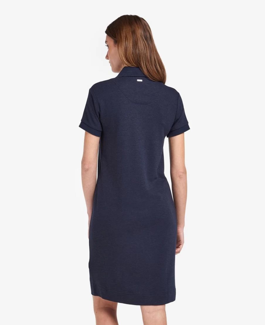Barbour Women's Navy Indigo Tartan Polo Dress