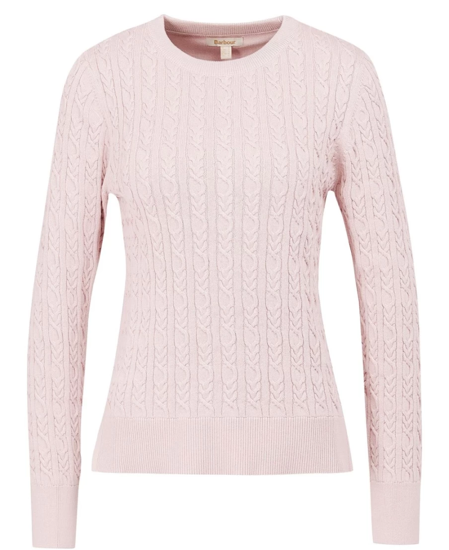 Barbour Women's Navy Hampton Sweater - Classic Knitwear for Women