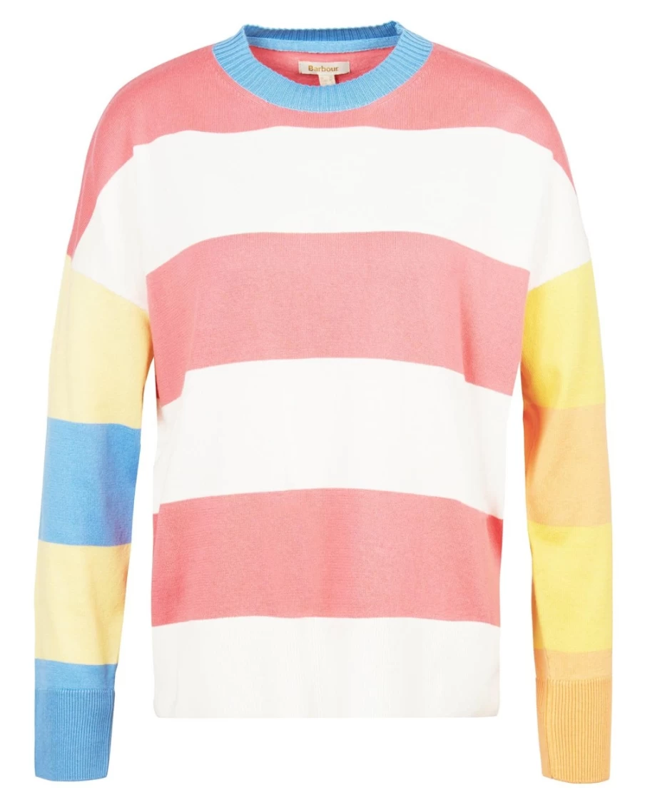 Barbour Women's Bradley Stripe Knit Jumper in Classic Multi Color