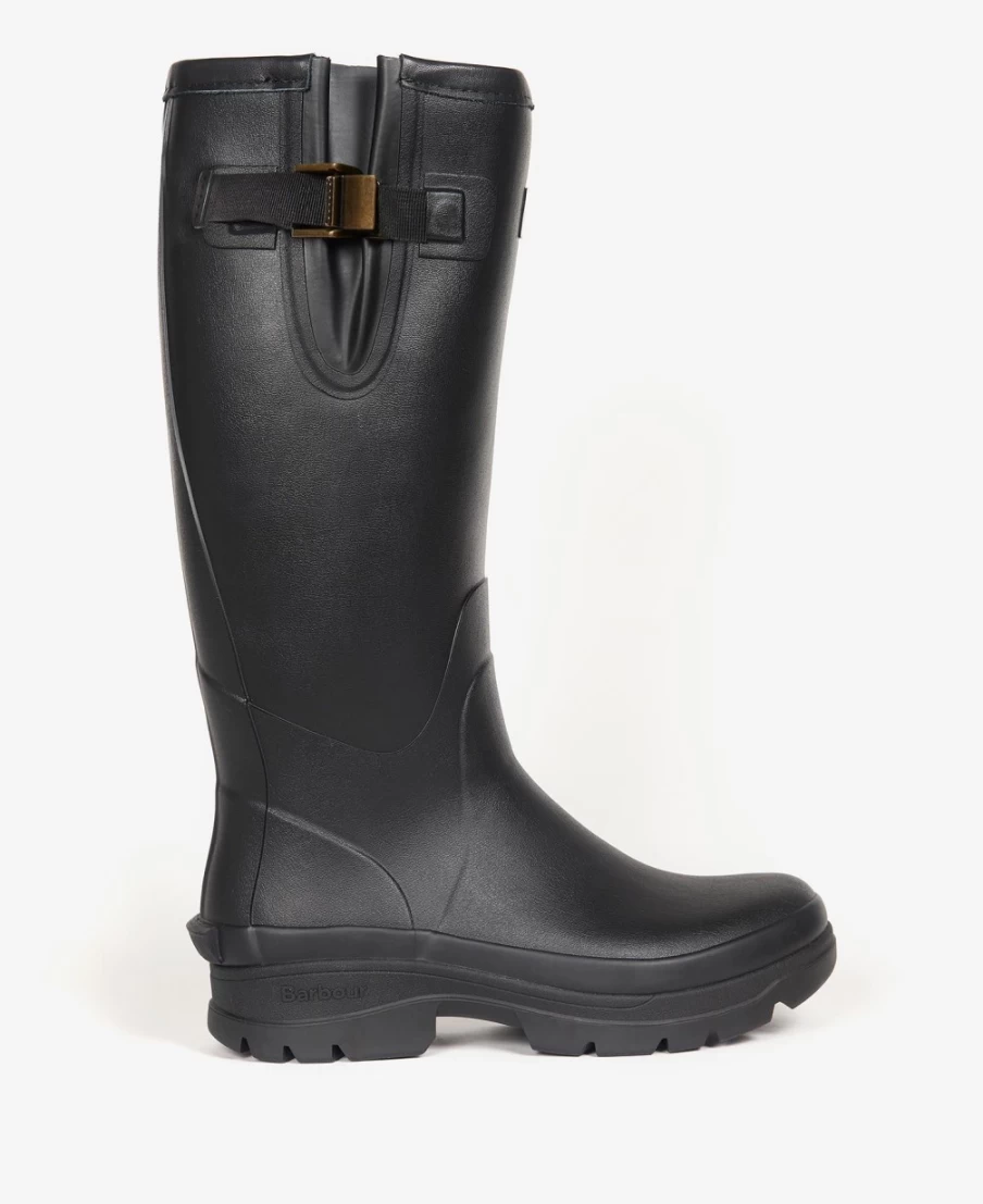 Barbour Men's Tempest Black Wellington Boots - Waterproof Outdoor Footwear