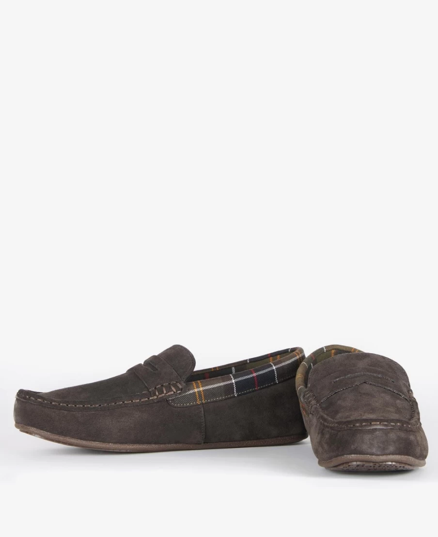 Barbour Men's Porterfield Black Slippers