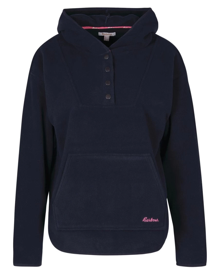 Barbour Women's Adria Hoodie in Classic Navy - Lightweight Water-Resistant Jacket