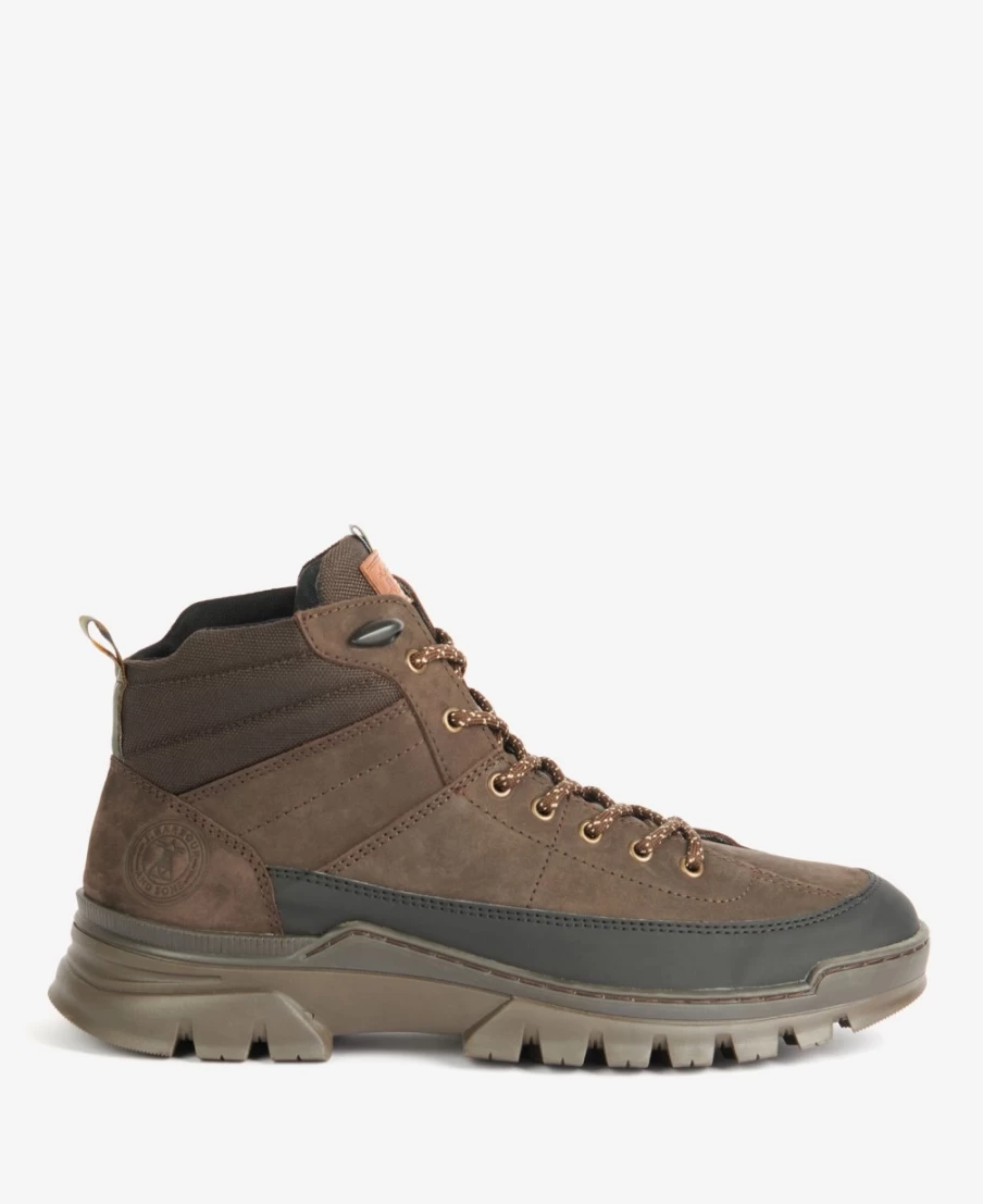 Barbour Men's Asher Choco Hiking Boots - Outdoor Trekking Footwear for Men
