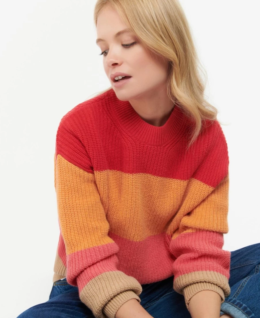 Barbour Women's Ula Knitted Jumper in Multi Light Color