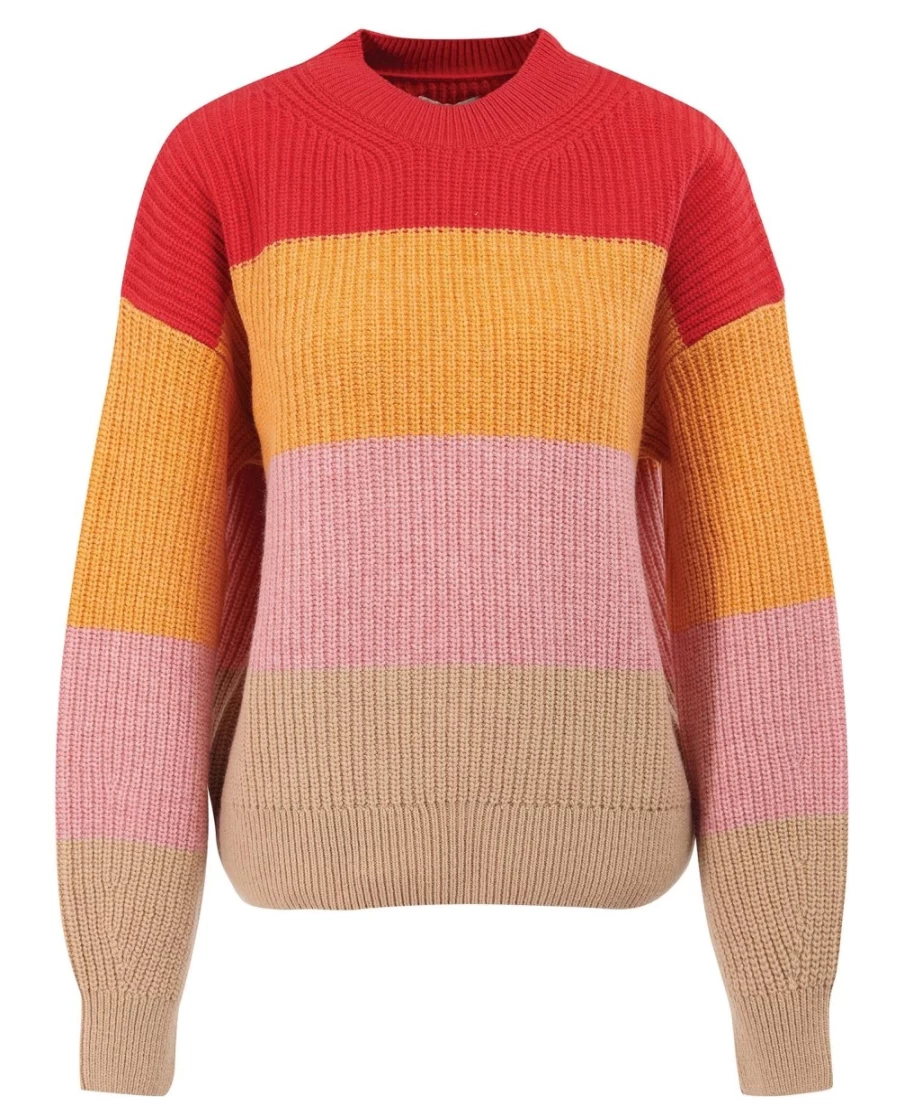 Barbour Women's Ula Knitted Jumper in Multi Light Color