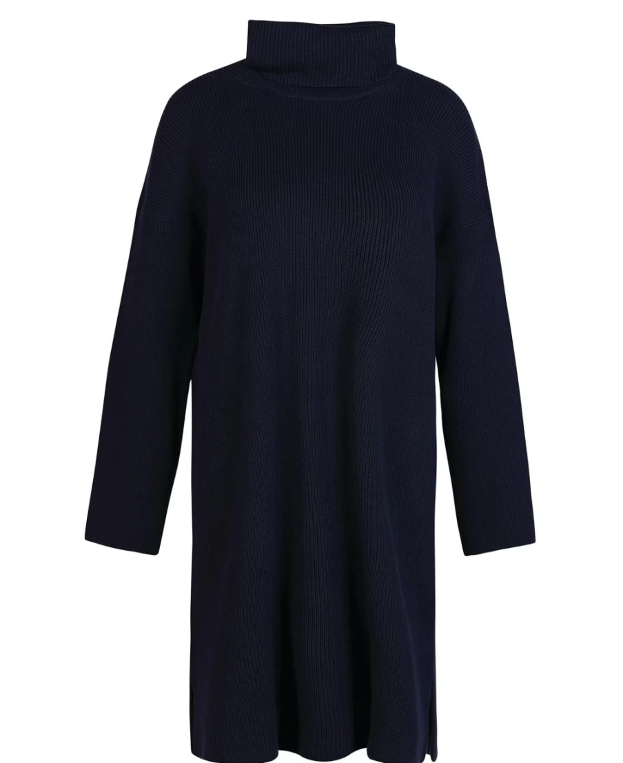 Barbour Women's Olive Stitch Dress - Classic British Style